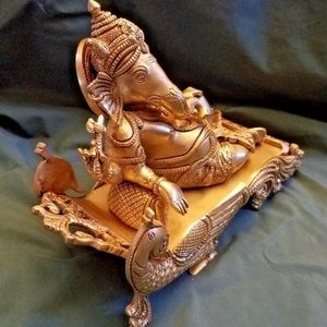 Beautiful Brass lord Ganesh statue